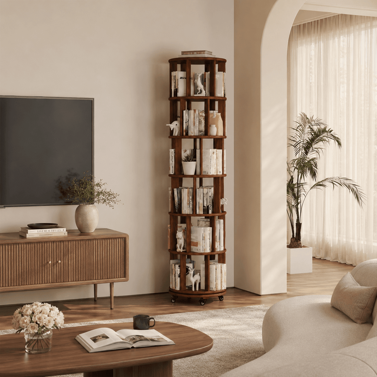 Bookshelf Buying Guide 2026: Corner, Rotating & Small-Space Bookcases - TAITIY