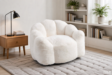 Bean Bag Chair — White