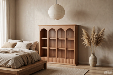 Cherry Wood Storage Rack