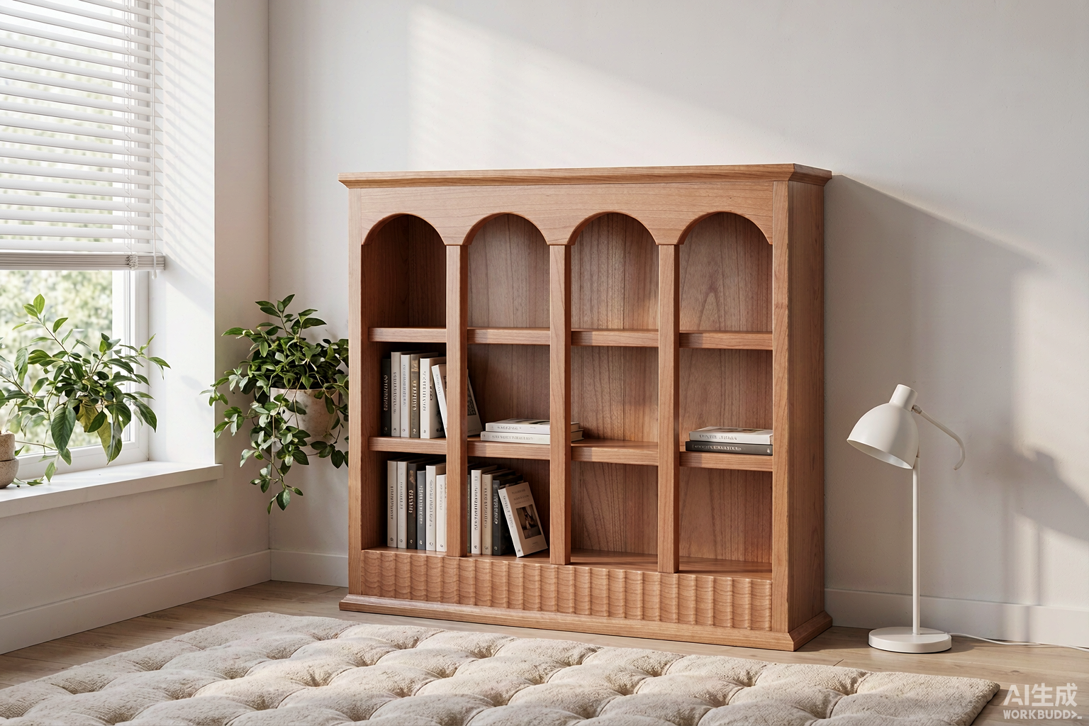 Cherry Wood Storage Rack