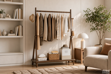 Clothes Rack — 3-in-1 with Triangular Base