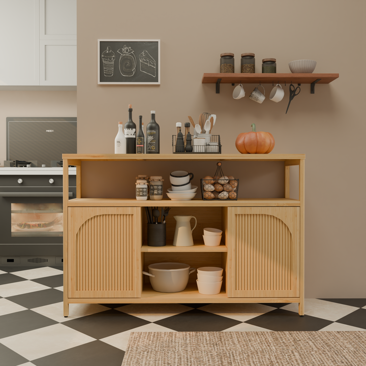Sideboard Cabinet — Multi-Tier Storage