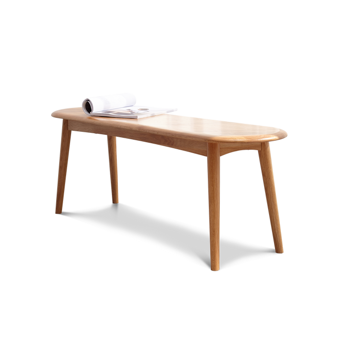 Solid Oak Dining Bench – Unique Design