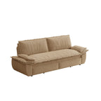 3-in-1 Convertible Sleeper Sofa — Camel Corduroy