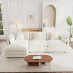Oversized L-Sectional with Ottoman