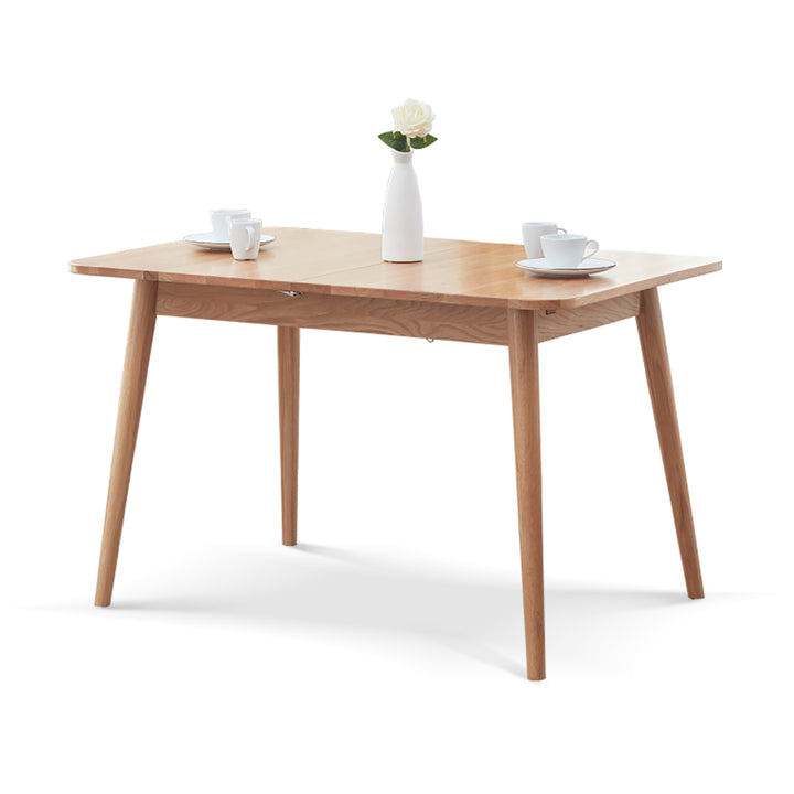 Solid Oak Telescopic Dining Table – 6-8 Seats, 1.2-1.6m