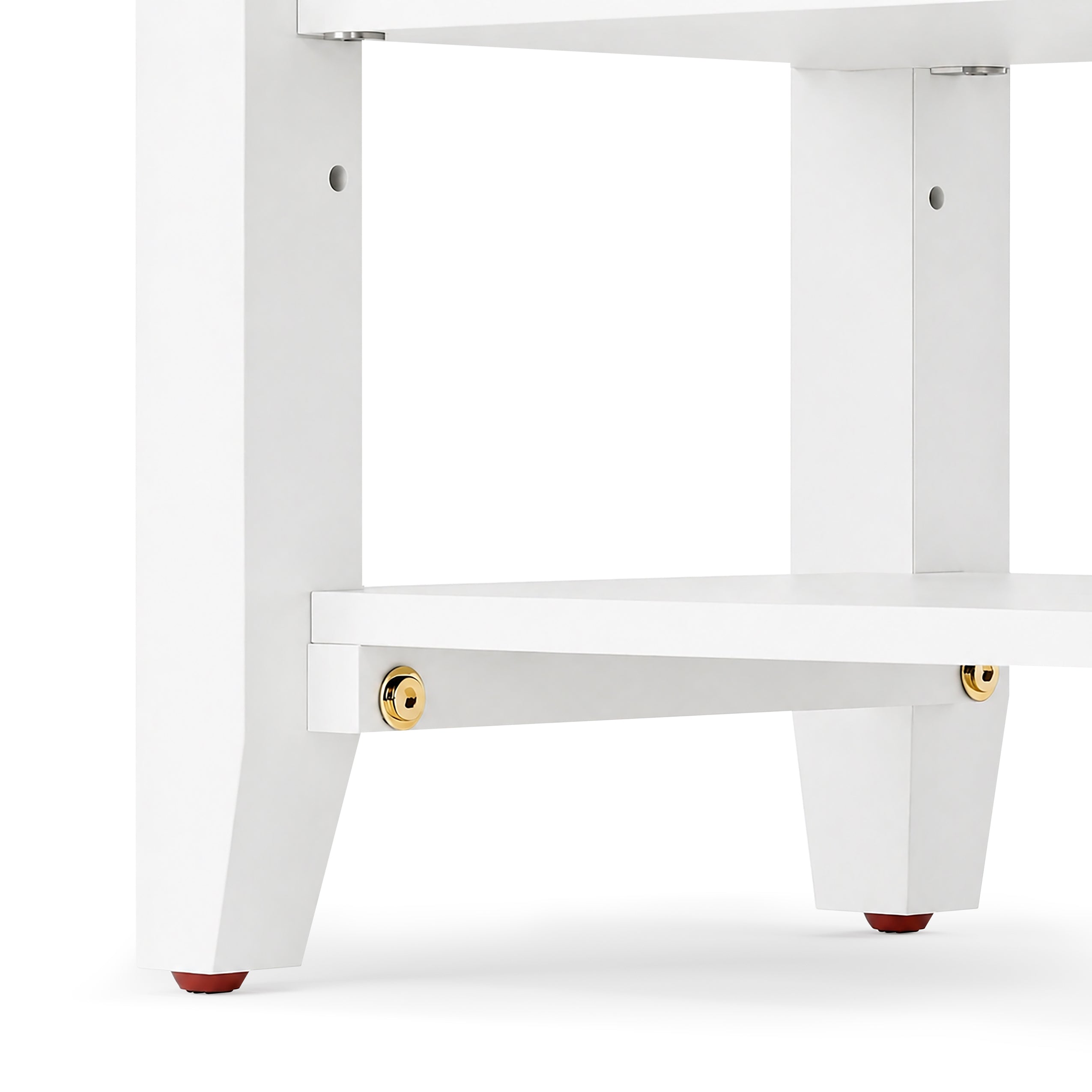 Entryway Solid Wood Shoe Storage Bench Multi-tier Shoe Rack White