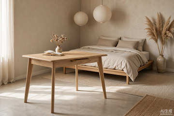 Solid Oak Telescopic Extending Dining Table – 6-8 Seats