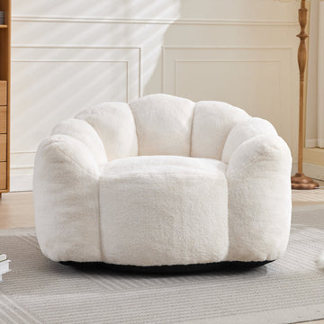 Bean Bag Chair — White - TAITIY