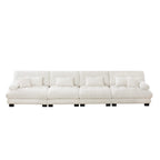 Cloud 4 - Seat Sofa — White Chenille, Modular - TAITIY