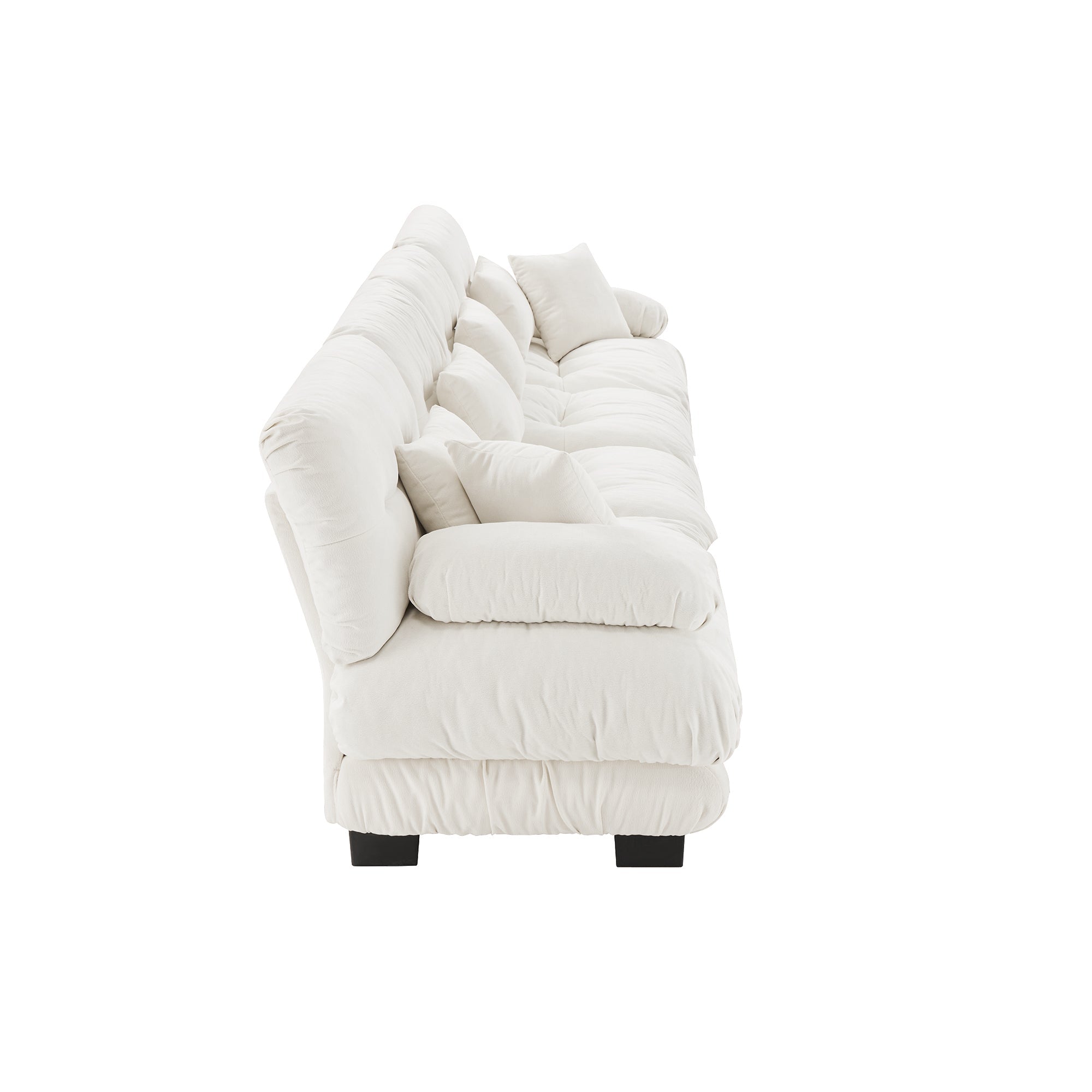 Cloud 4 - Seat Sofa — White Chenille, Modular - TAITIY
