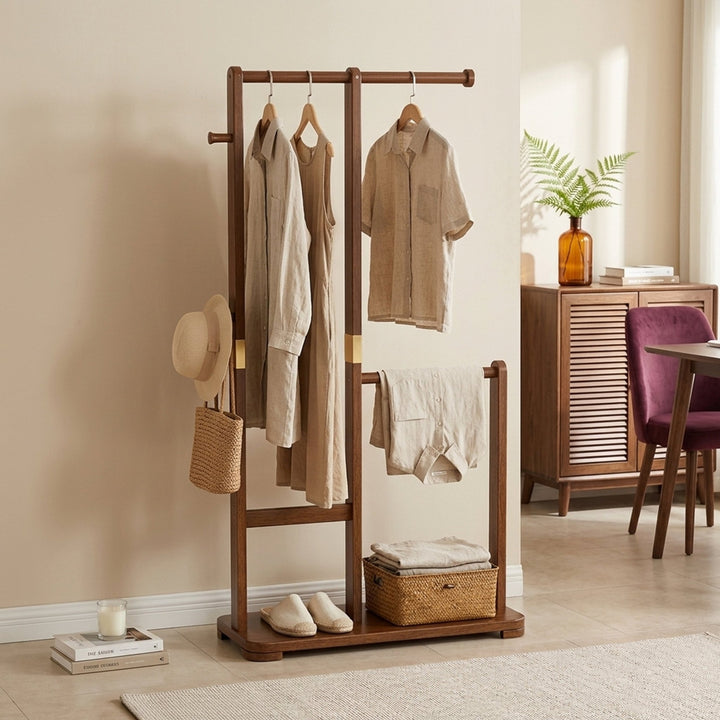 Coat Rack — Double Hanging Rods - TAITIY