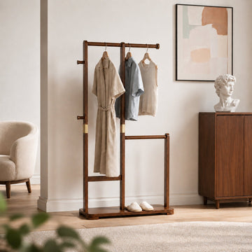 Coat Rack — Double Hanging Rods - TAITIY