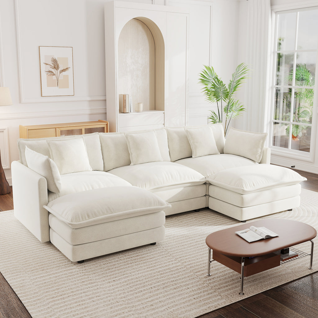 U-Shape Sectional Sofa 5-Seat