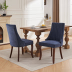 Dining Chair Set of 2 — Blue - TAITIY