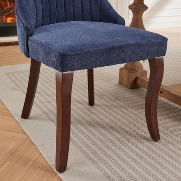 Dining Chair Set of 2 — Blue - TAITIY