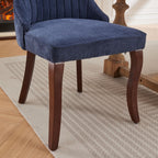 Dining Chair Set of 2 — Blue - TAITIY