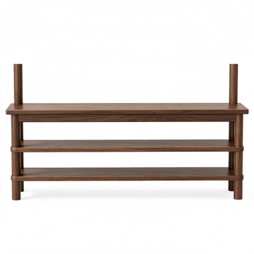 Hall Tree with Shoe Bench — 11 Hooks - TAITIY