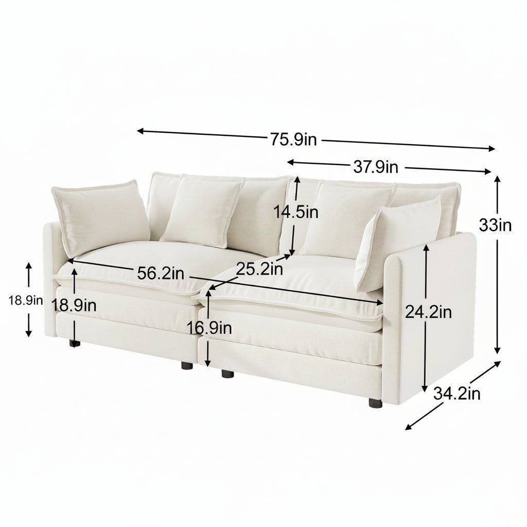 Loveseat Sofa 2 - Seat - TAITIY