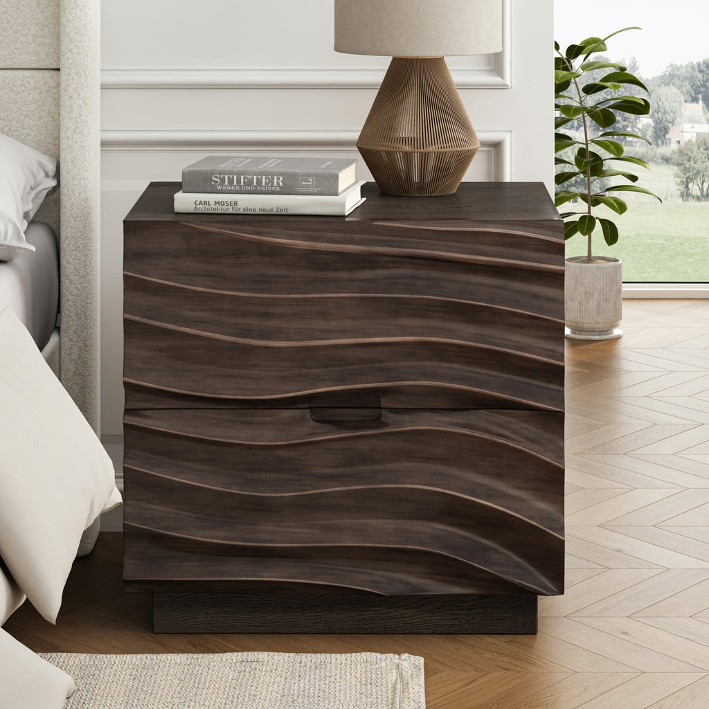 Nightstand Set of 2 — 2 Drawers - TAITIY