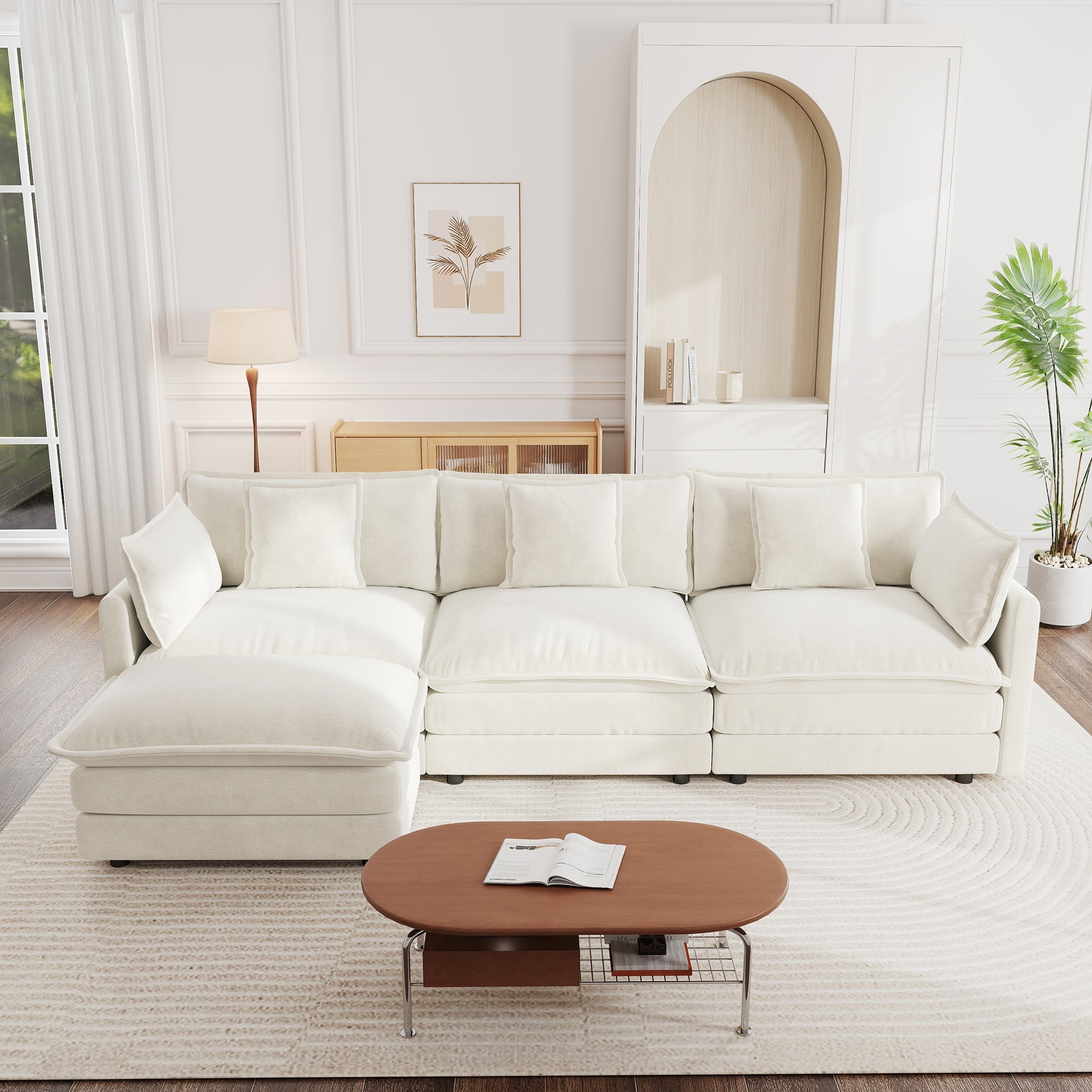 Oversized L - Sectional with Ottoman - TAITIY