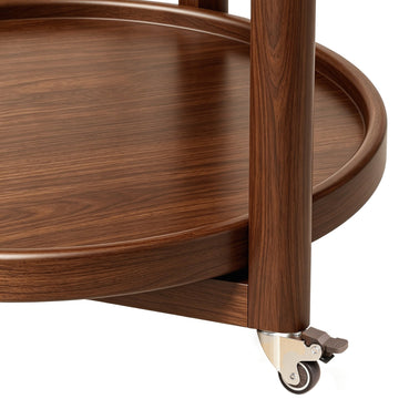 Rolling Side Table with Wheels-15.7"D - TAITIY