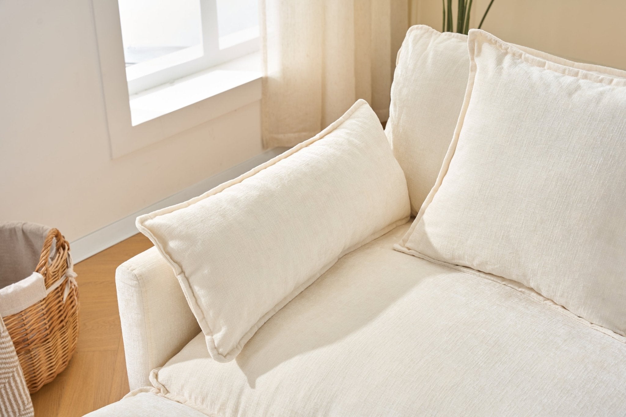 Sectional Sofa with Ottoman, 4 - Seat - TAITIY