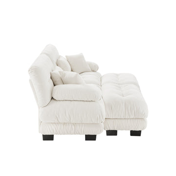 Sofa with 2 Ottomans, 2-Seat - TAITIY