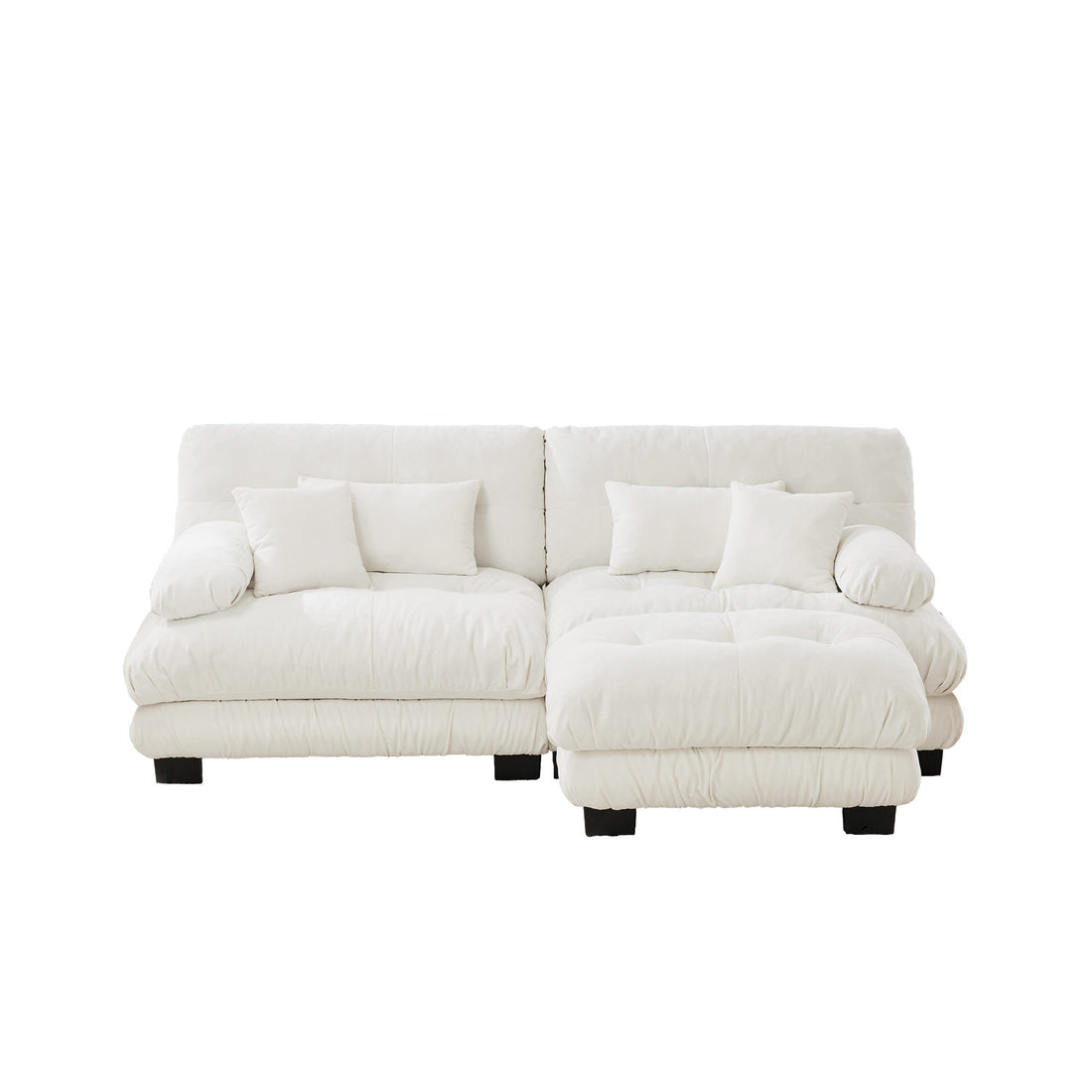 Sofa with Convertible Ottoman, 2 - Seat - TAITIY