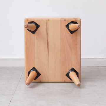 Solid Beech Bedside Cabinet – 0.4m - TAITIY