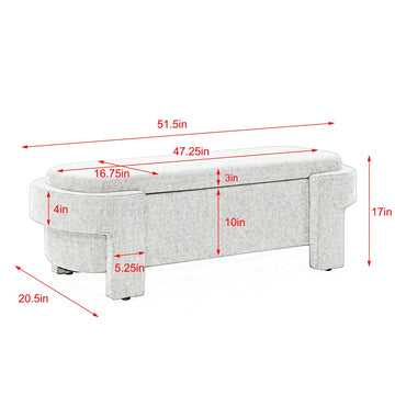 Storage Bench — Upholstered - TAITIY