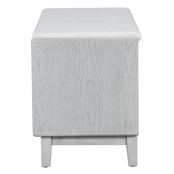 Storage Bench with Cushion — Gray - TAITIY