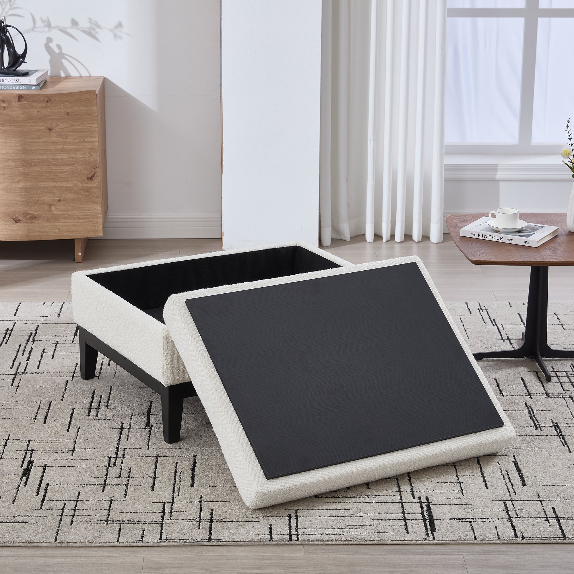 Storage Ottoman — Reversible Lid - TAITIY