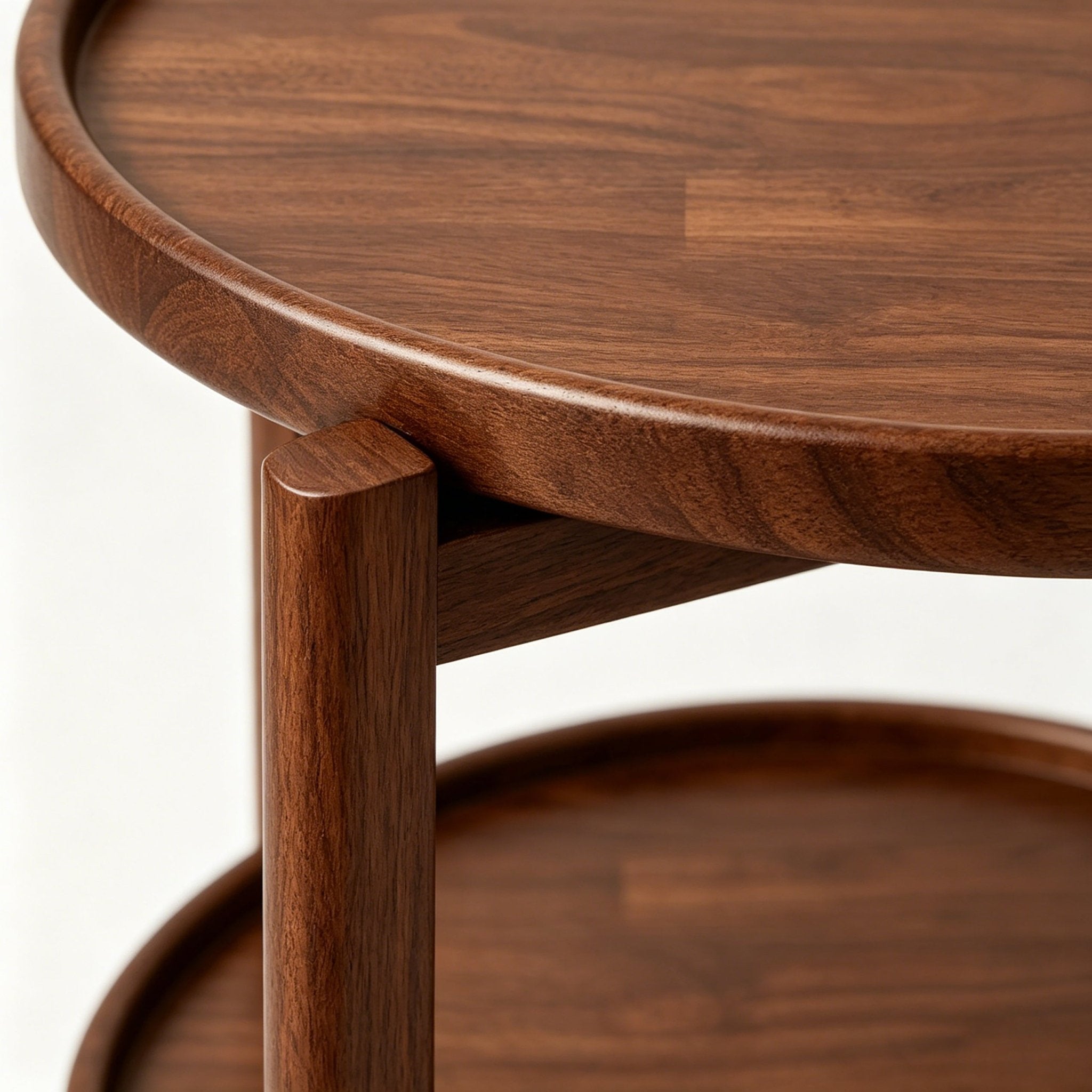 Taitiy Rolling Side Table with Wheels - TAITIY