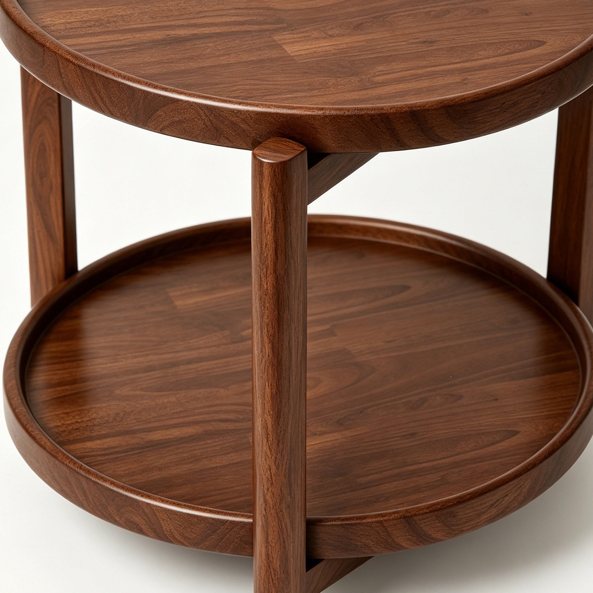 Taitiy Rolling Side Table with Wheels - TAITIY