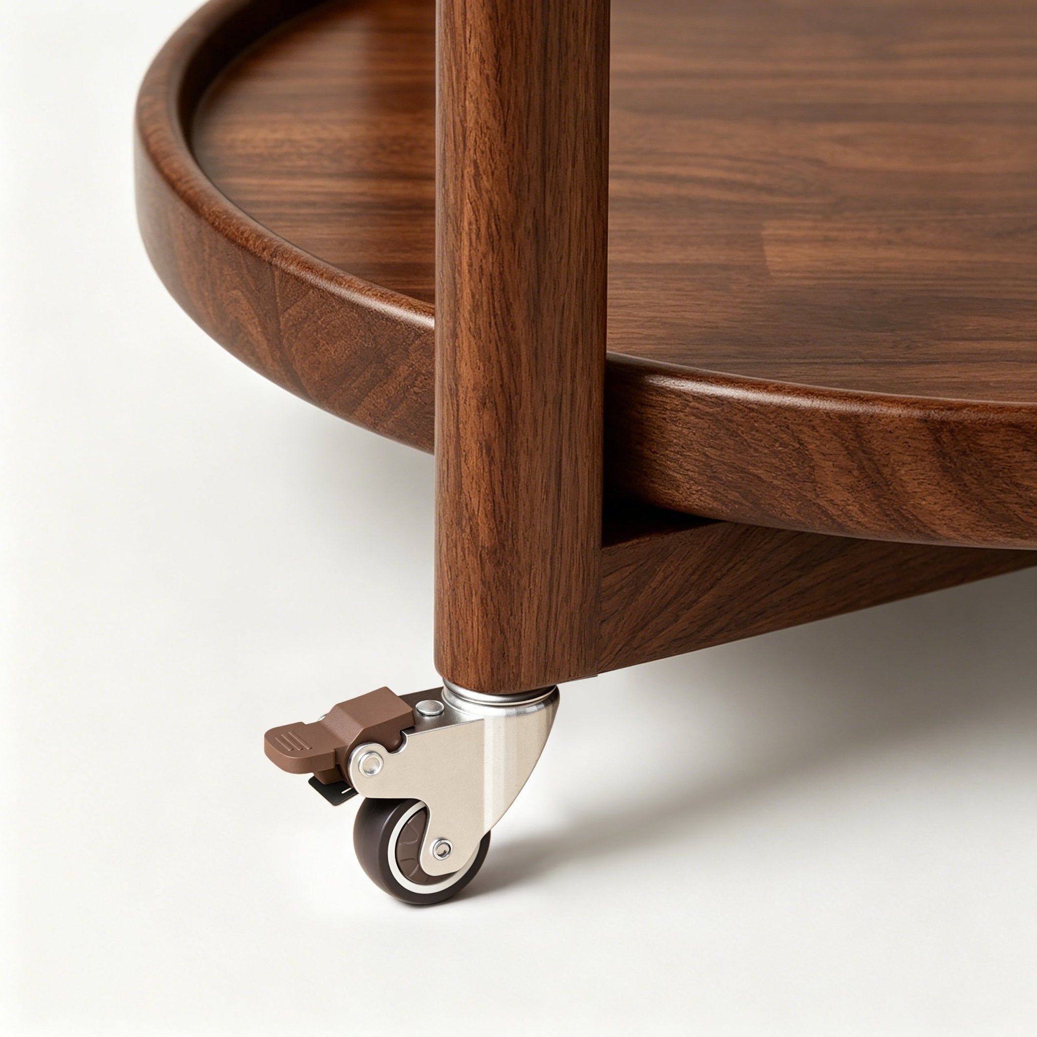Taitiy Rolling Side Table with Wheels - TAITIY