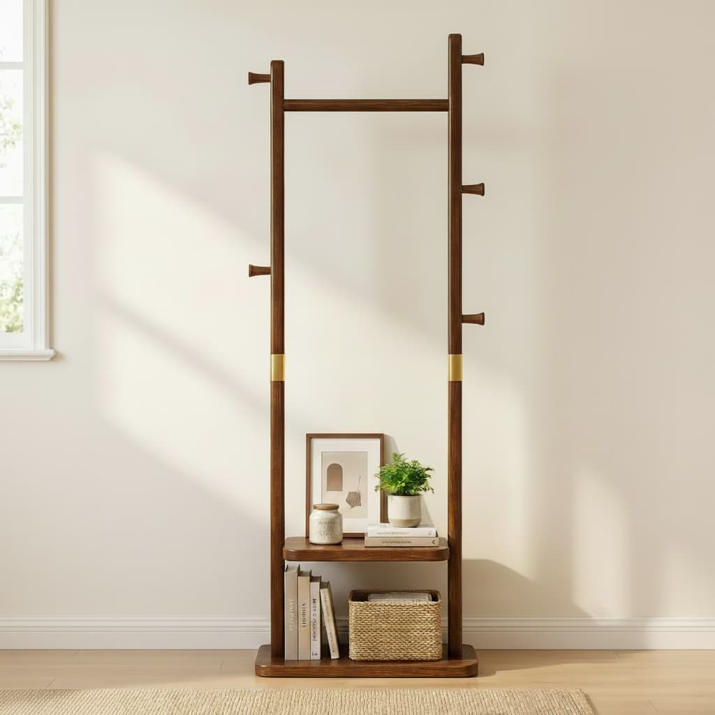 An entryway that stays calm