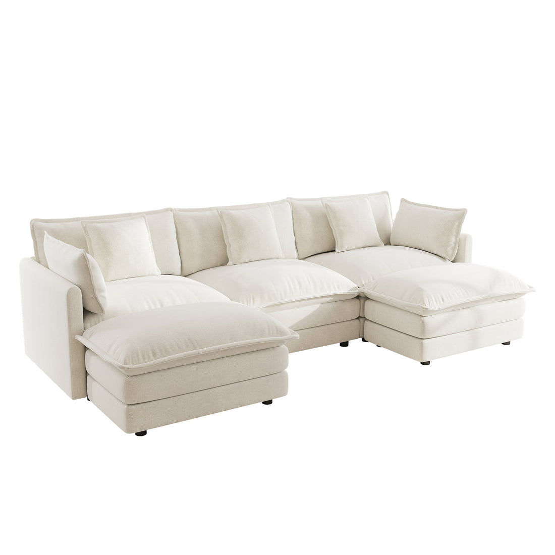 U - Shape Sectional Sofa 5 - Seat - TAITIY