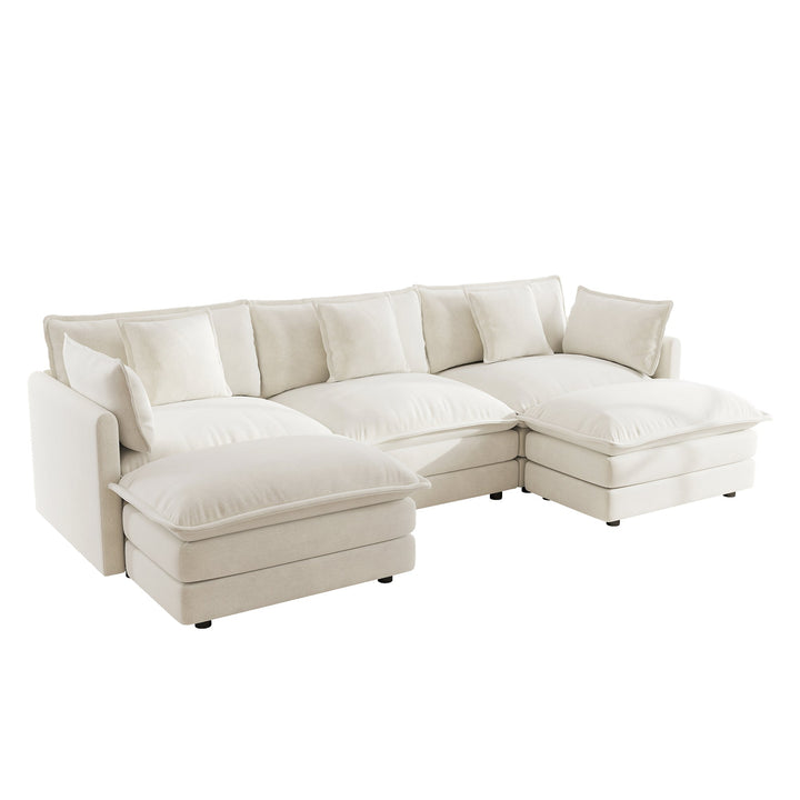 U - Shape Sectional Sofa 5 - Seat - TAITIY