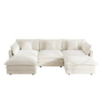 U - Shape Sectional Sofa 5 - Seat - TAITIY
